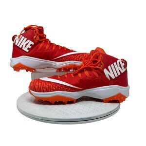 Nike ProBowl Football Cleats Red NFL A09388-600 Force Savage Big Swoosh Mens 18